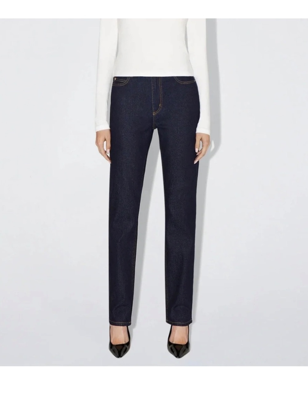 KHY high-waist jeans dark wash
